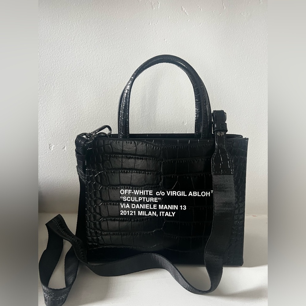 OFF WHITE black purse (Used Once)